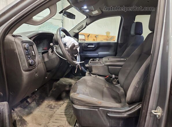 3GCPYCEF8LG250317 2020 CHEVROLET SILVERADO Gray წინა სალონის ხედი
