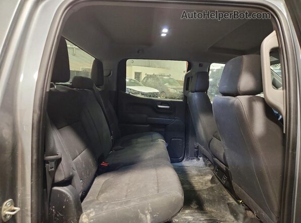 3GCPYCEF8LG250317 2020 CHEVROLET SILVERADO Gray უკანა სავარძლების ხედი