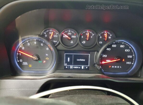 3GCPYCEF9KG150905 2019 CHEVROLET SILVERADO Gray Սարքավորումների վահանակի տեսք
