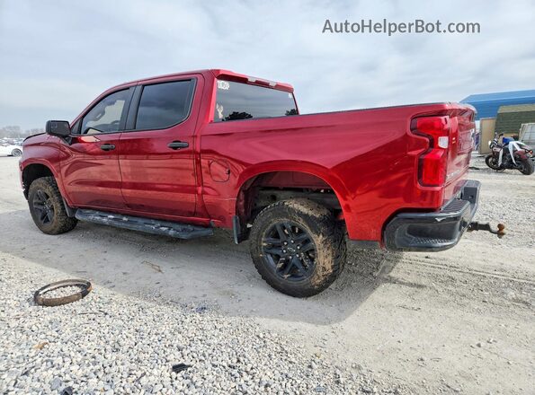 3GCPYCEK4NG103783 2022 CHEVROLET SILVERADO Red უკანა მარცხენა