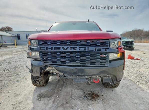 3GCPYCEK4NG103783 2022 CHEVROLET SILVERADO Red წინა ხედი