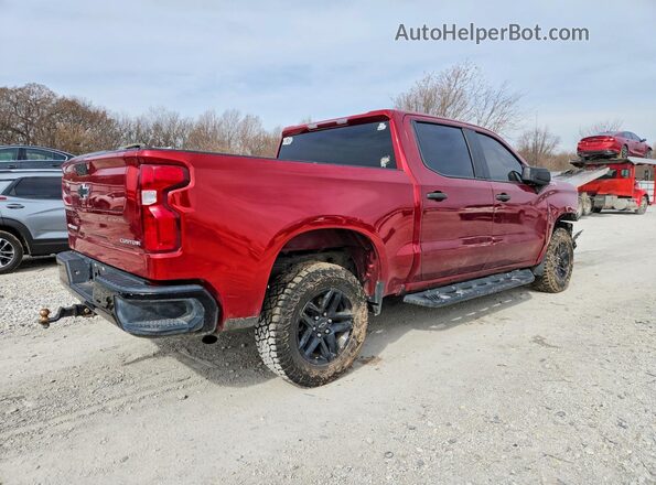 3GCPYCEK4NG103783 2022 CHEVROLET SILVERADO Red უკანა მარჯვენა