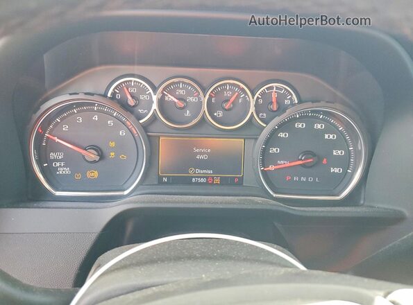 3GCPYDEK4NG149149 2022 CHEVROLET SILVERADO Gray Widok zestawu wskaźników