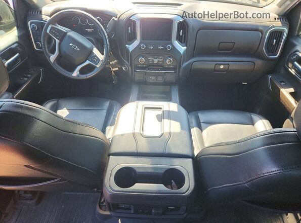 3GCPYFED0NG169928 2022 CHEVROLET SILVERADO Black Widok deski rozdzielczej