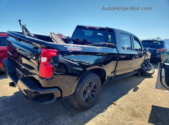 3GCPYFED0NG169928 2022 CHEVROLET SILVERADO Black Tył prawy
