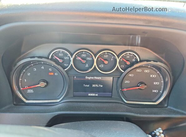3GCPYFED0NG169928 2022 CHEVROLET SILVERADO Black Widok zestawu wskaźników