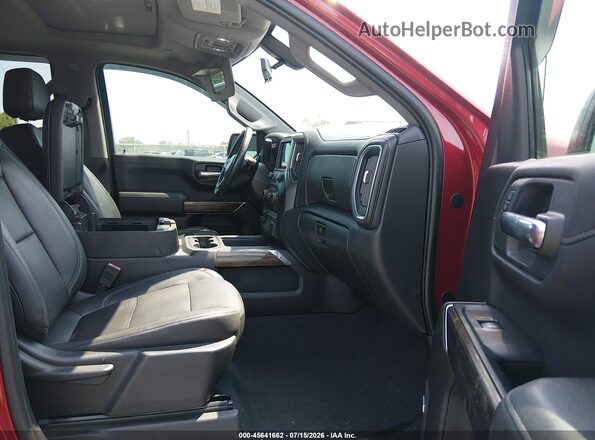 3GCPYFED1KG118546 2019 CHEVROLET SILVERADO Red Widok wnętrza z przodu