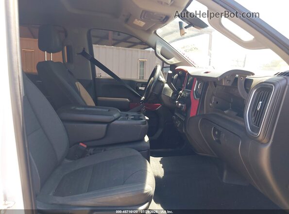 3GCPYFED1KG182697 2019 CHEVROLET SILVERADO White Vista interior delantera