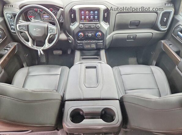 3GCPYFED2MG473308 2021 CHEVROLET SILVERADO White Առջևի վահանակի տեսք