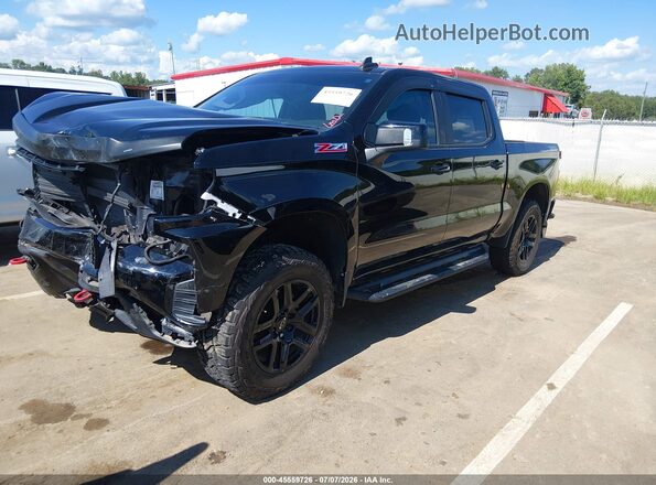 3GCPYFED2NG175813 2022 CHEVROLET SILVERADO Black Առջևի ձախ երեք քառորդ տեսարան