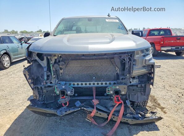 3GCPYFED3MG233703 2021 CHEVROLET SILVERADO Gray Դիմացի տեսք
