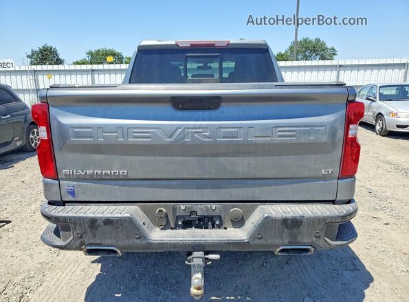 3GCPYFED3MG233703 2021 CHEVROLET SILVERADO Gray Հետևի տեսք