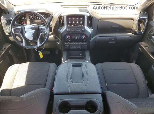 3GCPYFED3MG233703 2021 CHEVROLET SILVERADO Gray Առջևի վահանակի տեսք