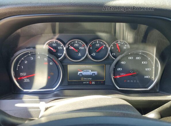 3GCPYFED3MG233703 2021 CHEVROLET SILVERADO Gray Սարքավորումների վահանակի տեսք