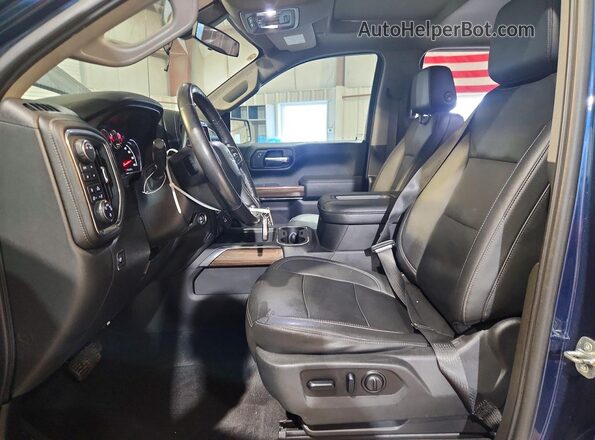 3GCPYFED3MG357681 2021 CHEVROLET SILVERADO Blue Вид салону спереду