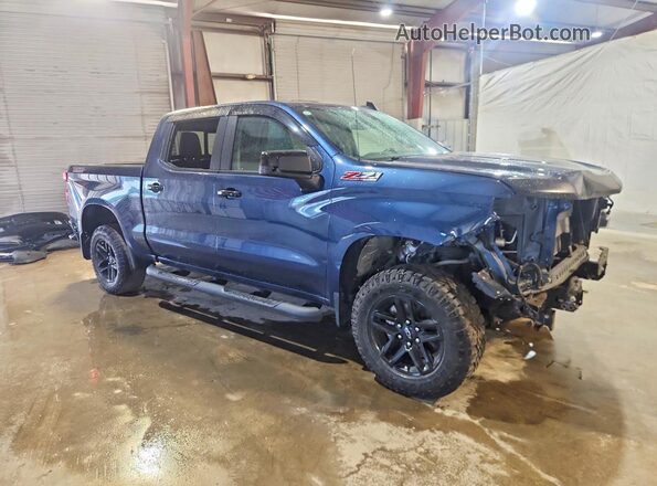 3GCPYFED3MG357681 2021 CHEVROLET SILVERADO Blue Передня права чверть