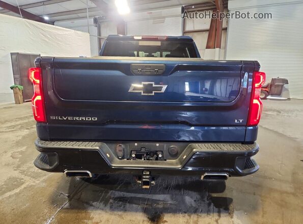 3GCPYFED3MG357681 2021 CHEVROLET SILVERADO Blue Вид ззаду