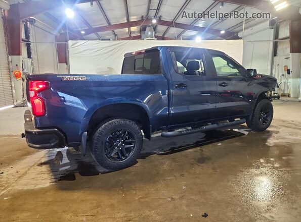 3GCPYFED3MG357681 2021 CHEVROLET SILVERADO Blue Задня права чверть