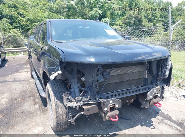 3GCPYFED5MG332233 2021 CHEVROLET SILVERADO Black წინა ხედი