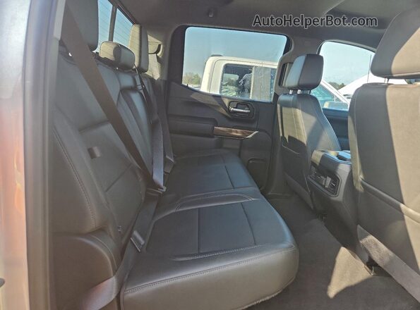 3GCPYFED7MG246261 2021 CHEVROLET SILVERADO Silver უკანა სავარძლების ხედი