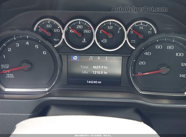 3GCPYFED8LG403858 2020 CHEVROLET SILVERADO Blue Vista frontal