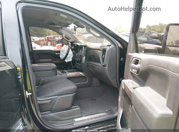 3GCPYFEDXLG100337 2020 CHEVROLET SILVERADO Черный Вид салона спереди