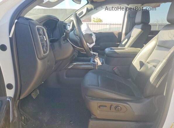 3GCPYFEL1MG467149 2021 CHEVROLET SILVERADO Белый Вид салона спереди