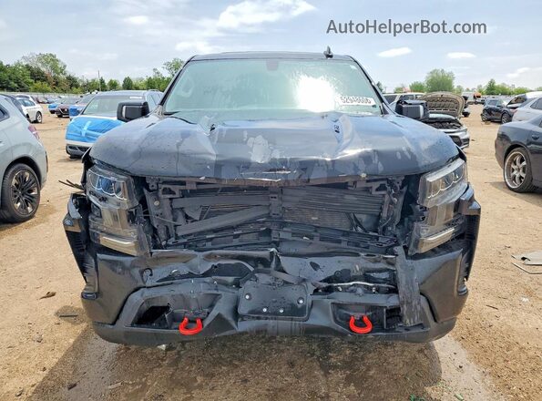 3GCPYFEL3MG303921 2021 CHEVROLET SILVERADO Черный Вид спереди