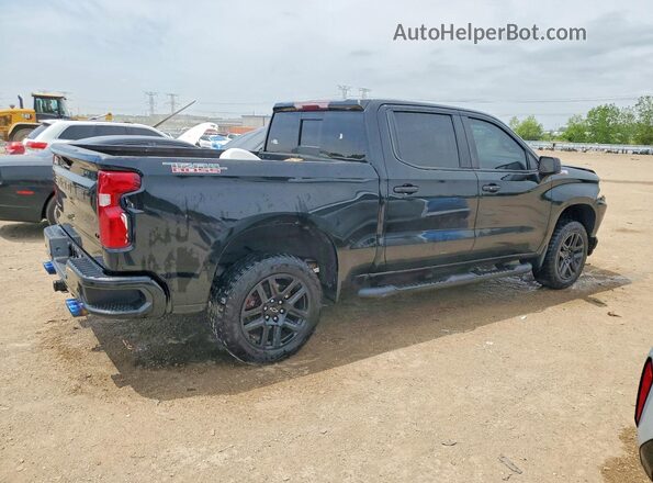 3GCPYFEL3MG303921 2021 CHEVROLET SILVERADO Черный Задняя правая четверть