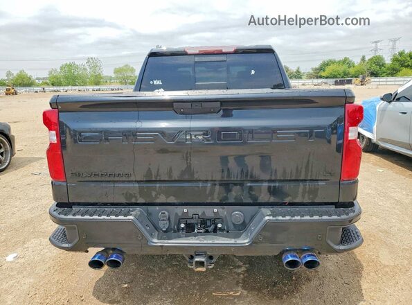 3GCPYFEL3MG303921 2021 CHEVROLET SILVERADO Черный Вид сзади
