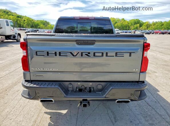 3GCPYFEL4MG147856 2021 CHEVROLET SILVERADO Gray უკანა ხედი