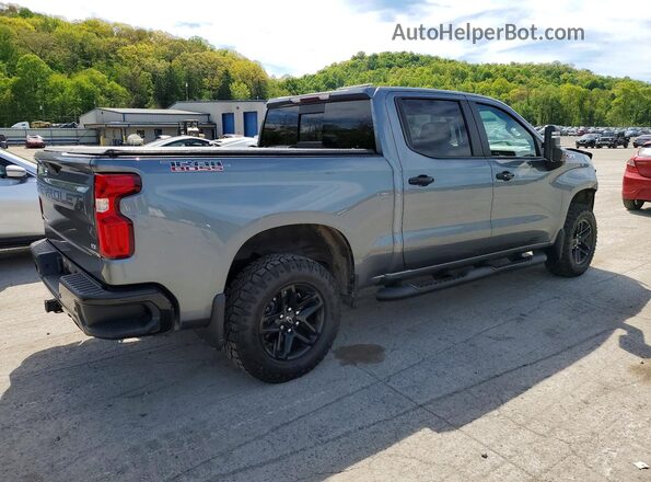 3GCPYFEL4MG147856 2021 CHEVROLET SILVERADO Gray უკანა მარჯვენა