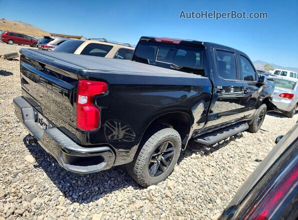 3GCPYFEL7MG173450 2021 CHEVROLET SILVERADO Черный Задняя правая четверть