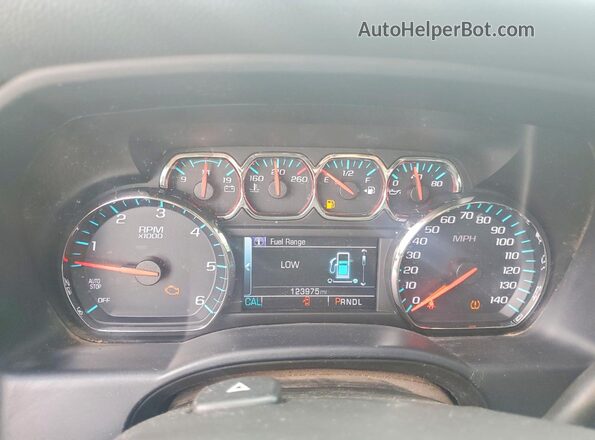 3GCUCRER4JG282323 2018 CHEVROLET SILVERADO White Սարքավորումների վահանակի տեսք