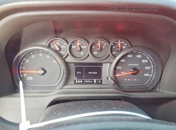 3GCUDAED2RG392818 2024 CHEVROLET SILVERADO Красный Вид щитка приборов