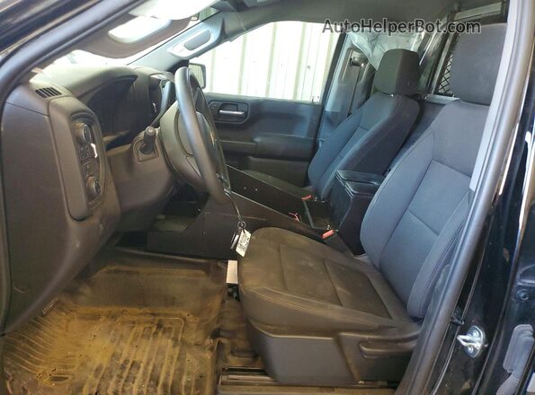 3GCUDAED3PG326517 2023 CHEVROLET SILVERADO Черный Вид салона спереди