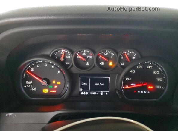 3GCUDCED0RG362907 2024 CHEVROLET SILVERADO White Սարքավորումների վահանակի տեսք