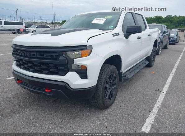 3GCUDCED6PG279835 2023 CHEVROLET SILVERADO White Առջևի ձախ երեք քառորդ տեսարան