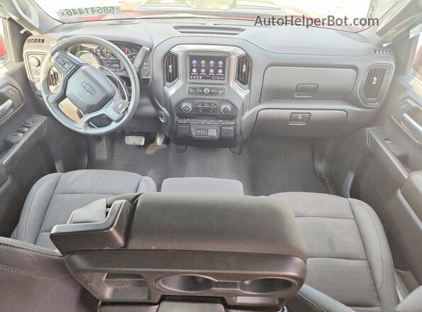 3GCUDCED7PG355188 2023 CHEVROLET SILVERADO Красный Вид панели приборов
