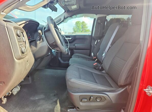 3GCUDCED7PG355188 2023 CHEVROLET SILVERADO Красный Вид салона спереди