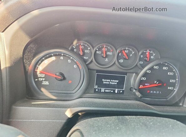 3GCUDCED7PG355188 2023 CHEVROLET SILVERADO Красный Вид щитка приборов