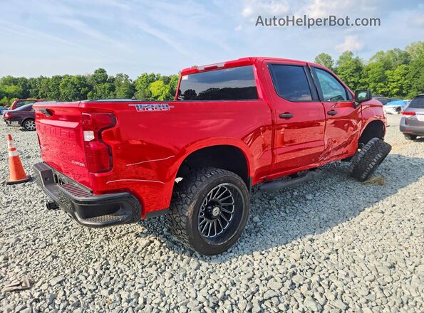 3GCUDCED7PG355188 2023 CHEVROLET SILVERADO Красный Задняя правая четверть