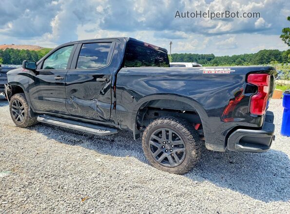 3GCUDCET8NG525207 2022 CHEVROLET SILVERADO Black Trasero izquierdo