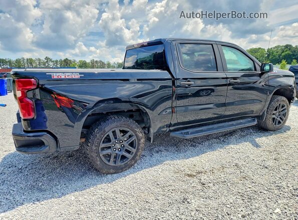3GCUDCET8NG525207 2022 CHEVROLET SILVERADO Black Trasero derecho