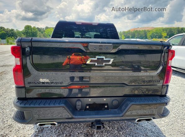 3GCUDCET8NG525207 2022 CHEVROLET SILVERADO Black Vista trasera