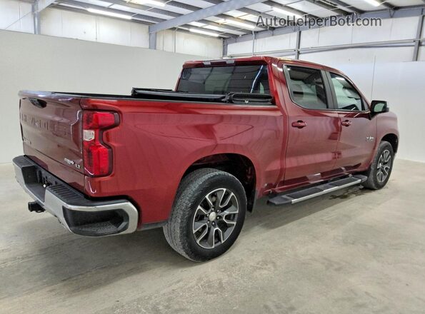 3GCUDDE84PG131109 2023 CHEVROLET SILVERADO Темно-бордовый Задняя правая четверть