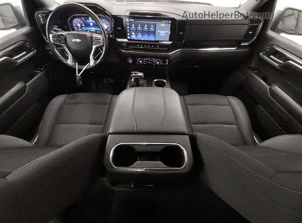 3GCUDDE84PG131109 2023 CHEVROLET SILVERADO Темно-бордовый Вид панели приборов