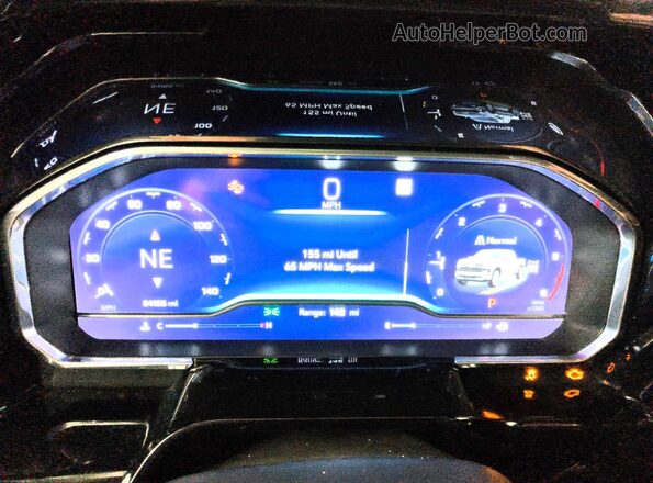 3GCUDDE84PG131109 2023 CHEVROLET SILVERADO Темно-бордовый Вид щитка приборов