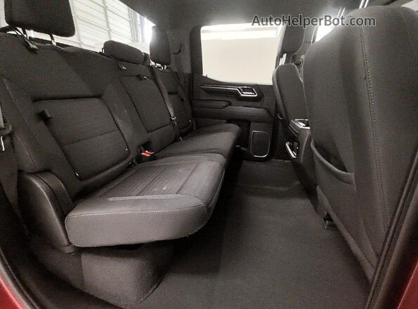3GCUDDE84PG131109 2023 CHEVROLET SILVERADO Темно-бордовый Вид задней части салона