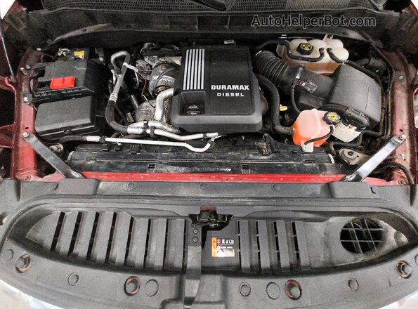 3GCUDDE84PG131109 2023 CHEVROLET SILVERADO Темно-бордовый Вид подкапотного пространства